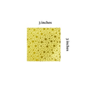 Gold Star Origami Papier 100 Blatt 3x3 Zoll - Perfekt zum Basteln, Geschenkpapier und Wohnkultur