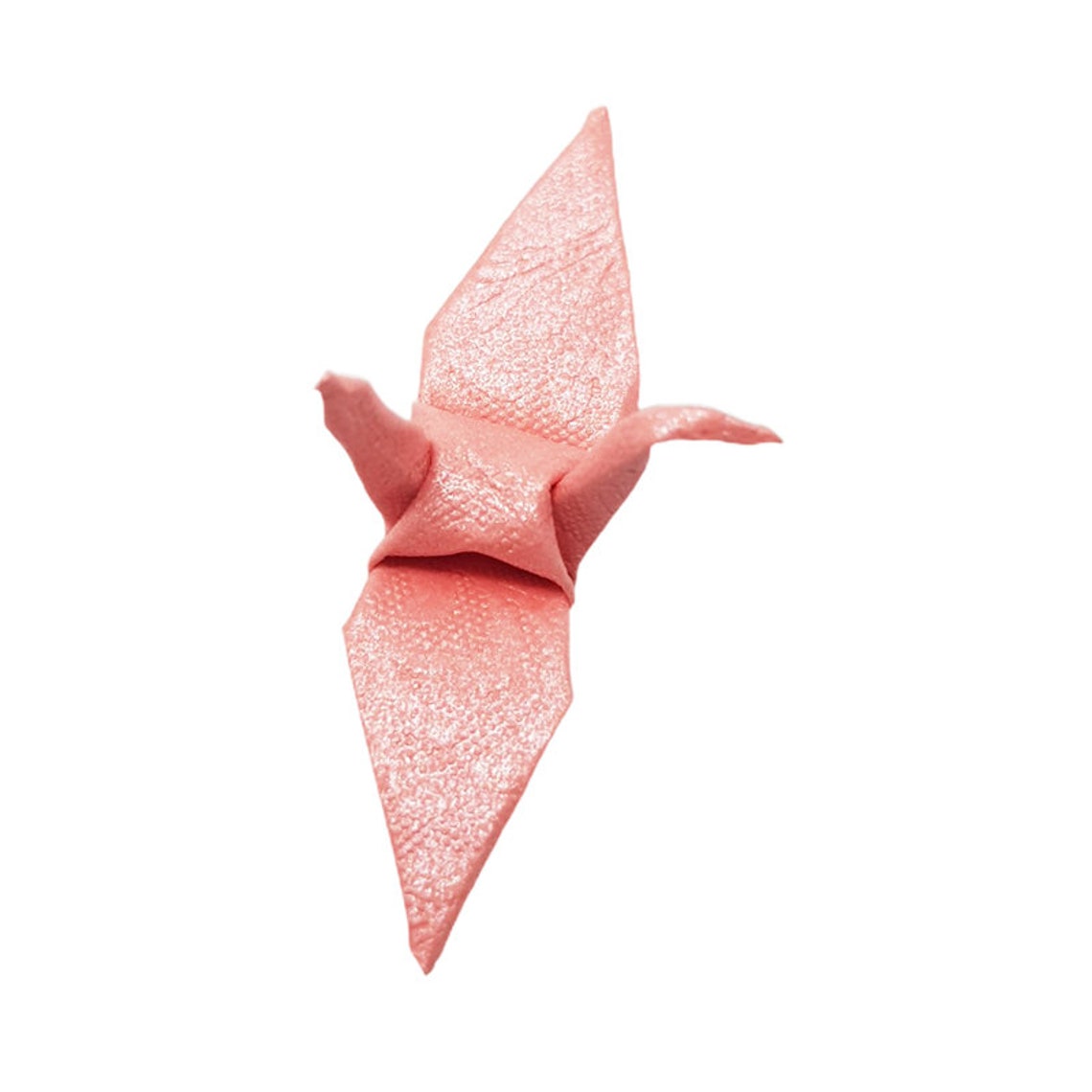 100 Origami paper crane Pink Rose pattern Origami crane small Etsy