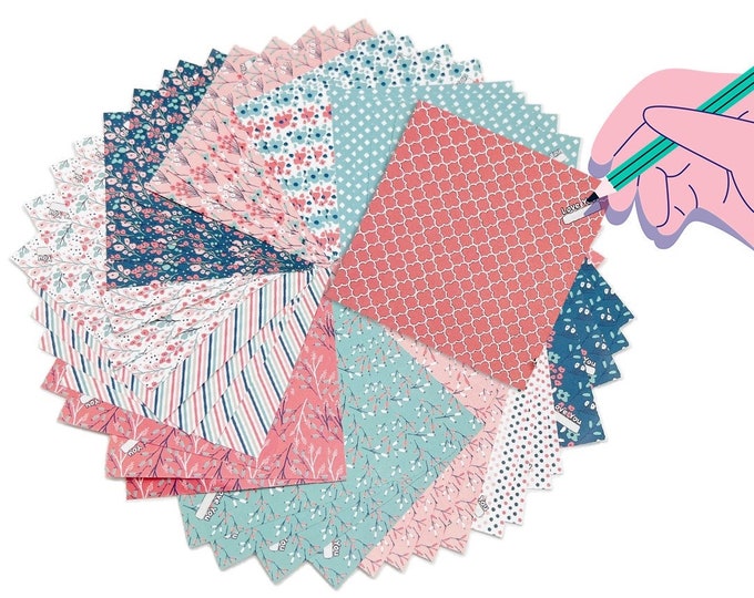 100 Origami Paper 3x3