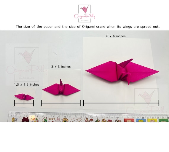 折り紙 10 String 250 Crane Origami Crane Garland Ivory Small 1.5 Inch