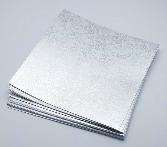 100 Origami Paper Sheets Paper Pack Sliver Large Origami Paper Etsy