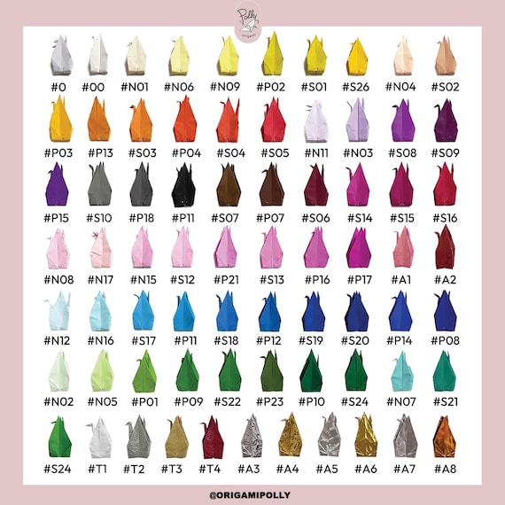 100 Origami Paper Sheets 6x6 inches - Choose Your Own Color - Paper Craft for Paper Cranes, Origami Flowers - Origami Paper Pack for Gift