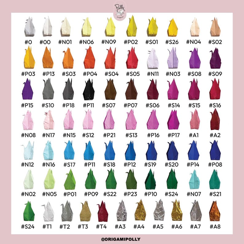 100 Origami Paper Sheets 6x6 inches - Choose Your Own Color - Paper Craft for Paper Cranes, Origami Flowers - Origami Paper Pack for Gift image 1