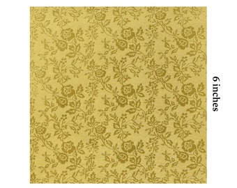 100 Gold Origami Paper Sheets 6x6 Inch Metallic Folding Squares | Shiny Paper for Cranes, Crafts, Weddings & Elegant Décor