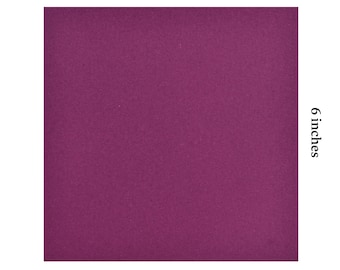 100  Burgundy Origami Paper Sheets - 6x6 inches - Square Paper Pack for Folding, Origami Cranes, and Decoration - S09