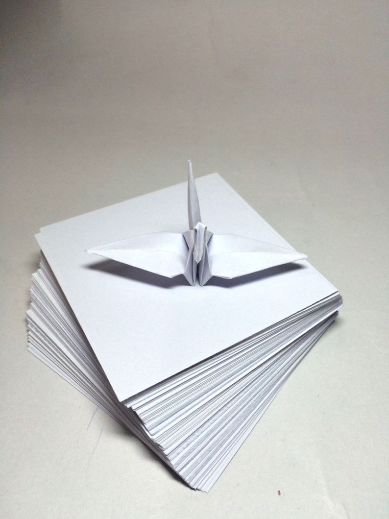 1000 Origami Paper Sheets White Paper Pack 3 inch Origami Etsy
