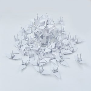 1000 Small Origami Cranes Origami Paper Cranes - Made of 7.5
