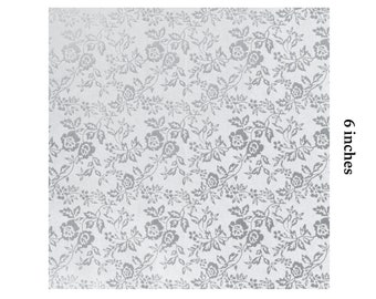 100 Silver Origami Paper Sheets - 6x6 inches - for Folding Paper, Origami Cranes, Scrapbooking
