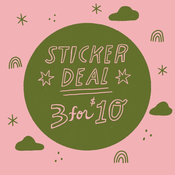 STICKER DEAL 3 Sticker Set for 10