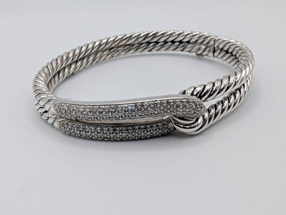 David Yurman Labyrinth Pave Diamond Bracelet