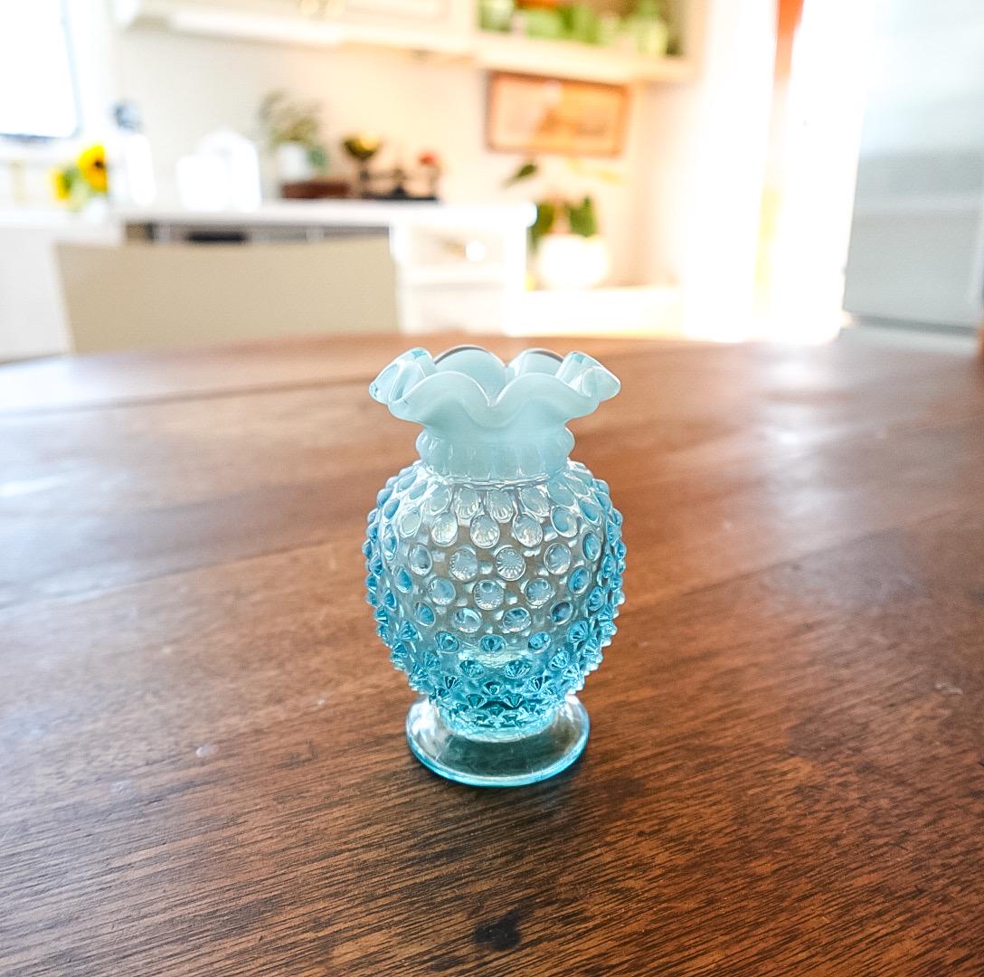 Fenton Blue Hobnail - Etsy