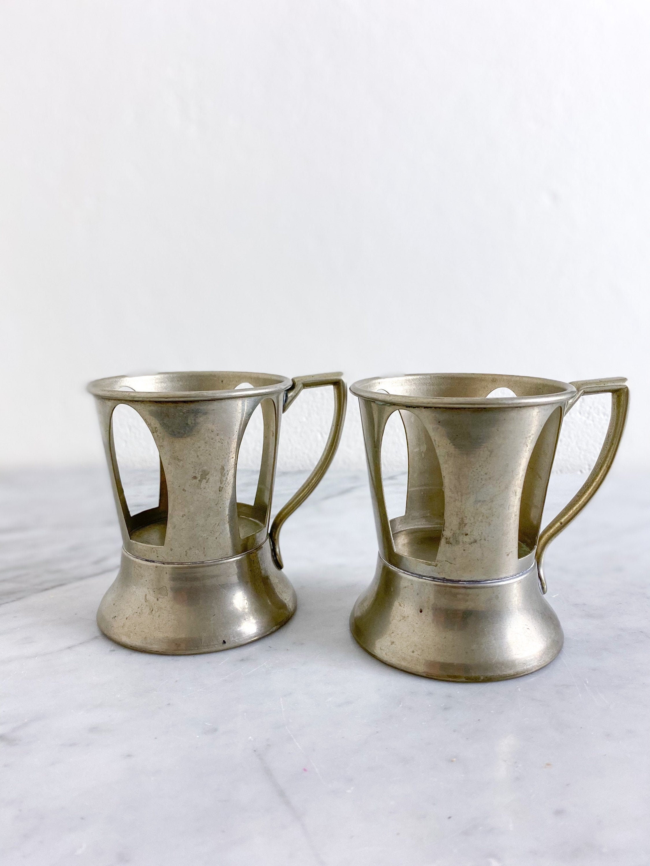 Pair of Lily Tulip Cups Vintage Paper Cup holders / Drink or Etsy