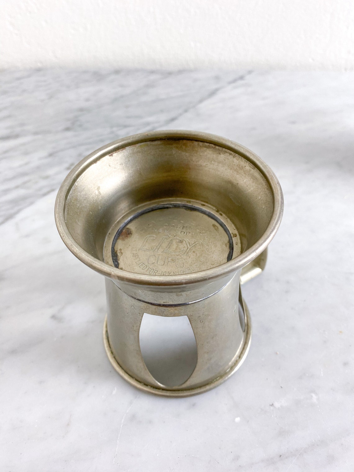 Pair of Lily Tulip Cups Vintage Paper Cup holders / Drink or Etsy