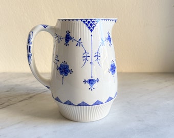 Mason's Denmark Blue 14oz Milk Jug / Small Pitcher, Made in England