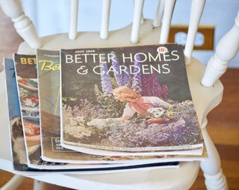 Better Homes & Garden Magazine - Vintage Magazine Publication- Home Decor Vintage Ads- Issues Published 1938, 1939, 1940-  Eco Friendly Gift