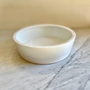 Antique T&V Limoges France Porcelain Bowl – Tressemann and Vogt White Round Dish – Limoges French China