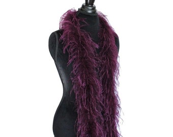 Regal Purple 1 ply Ostrich Feather Boa Boas Scarf Prom Halloween Costumes Birthday Gifts Dancing Decorations Cynthia/'s Feathers SKU 9M42