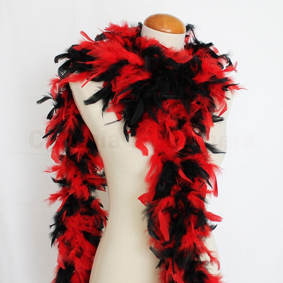 Black 65 Grams Chandelle Feather Boa Dance Wedding Party Halloween Costume