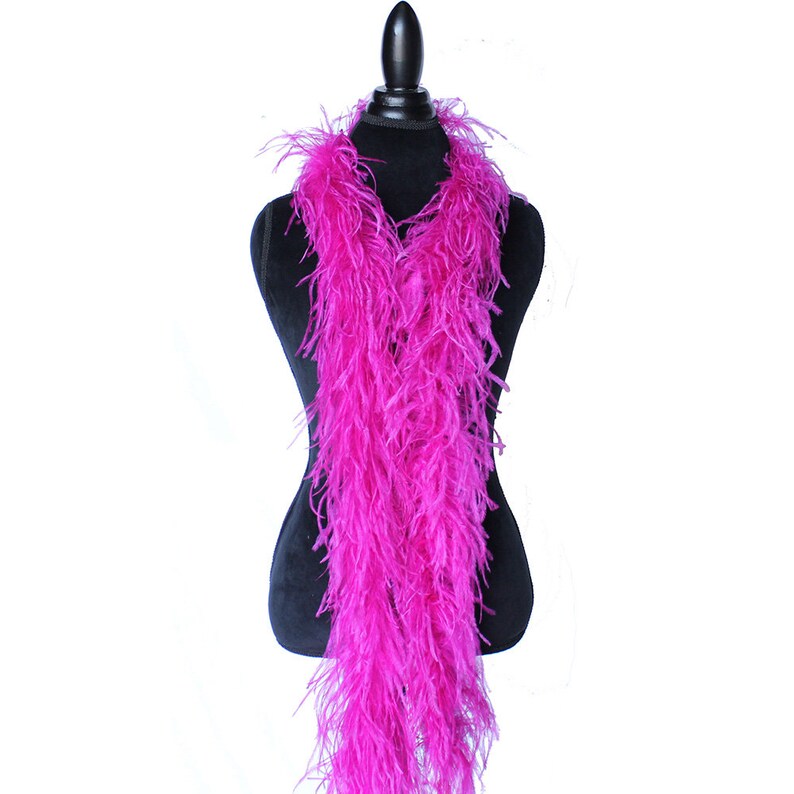 Berry 2 Ply Ostrich Feather Boa Boas Scarf Prom Halloween Etsy