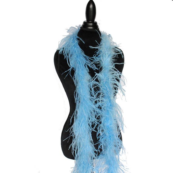 1 Ply Royal Blue Ostrich Feather Boa Boas Scarf Prom Halloween Costumes  Birthday Gifts Dancing Decorations Cynthia's Feathers SKU: 9M31 