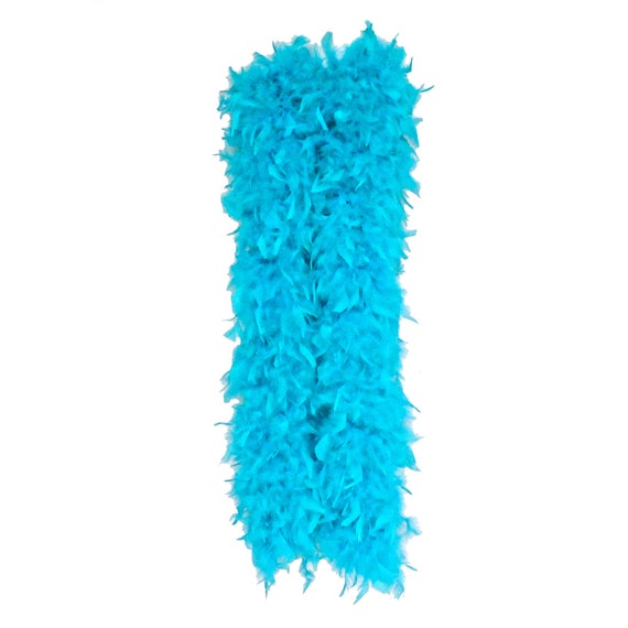 Black 65 Grams Chandelle Feather Boa Dance Wedding Party Halloween Costume