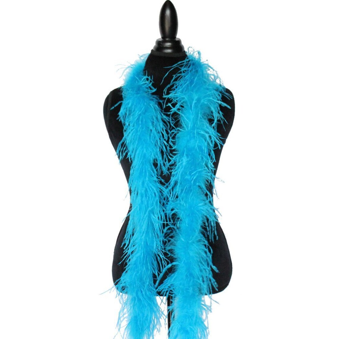 Turquoise 1 Ply Ostrich Feather Boa Boas Scarf Prom Halloween Etsy