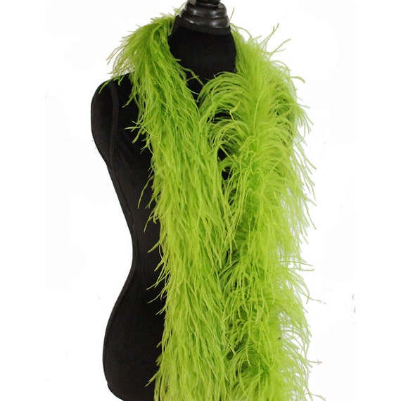 Lime Green Feathers