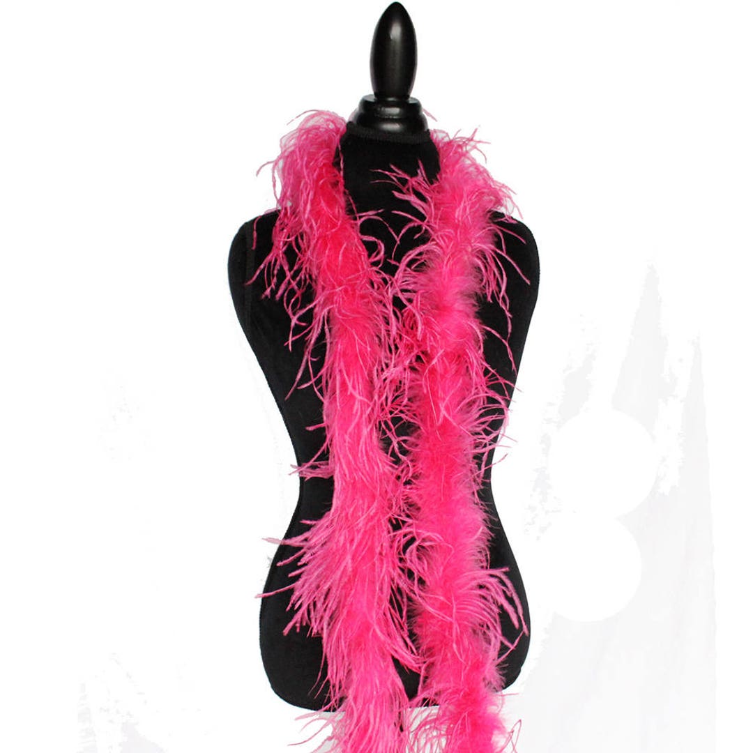 Pink and Purple Two Tone Feather Boas with Matching Foil - 12-Pack