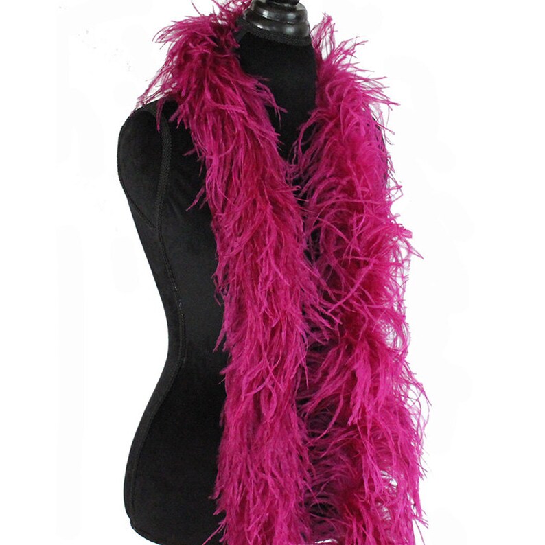 Purple Plum 3 Ply Ostrich Feather Boa Boas Scarf Prom Etsy