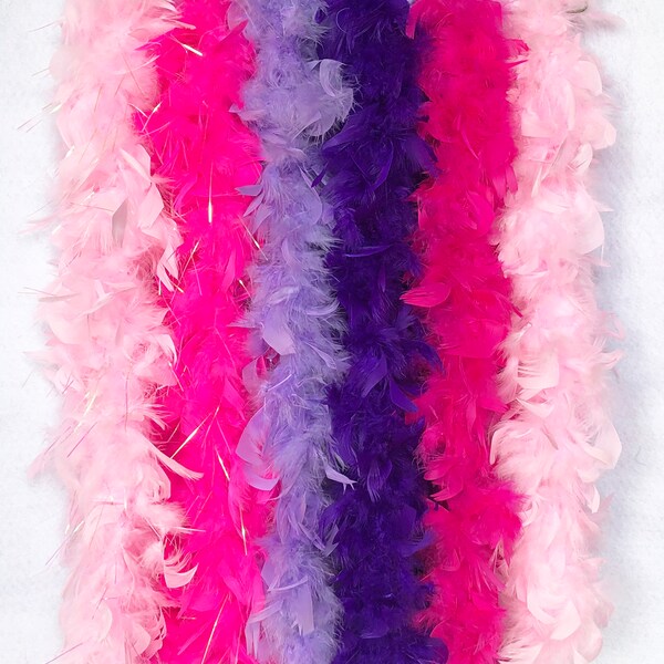 Sparkly, Feather Boa, Black, - Etsy