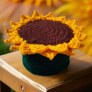 Sunflower toilet paper cover fits Mega roll