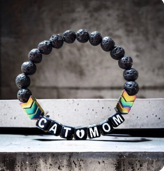 Cat Mom Bracelet Etsy