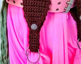 Crochet Skirt Hikes Pair | Renaissance Faire Medieval Belt Costume Accessories