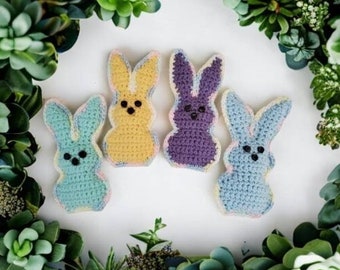 Easter mini Peeps bunnies with adoption certificate