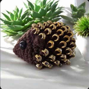 Beaded fidget hedgehog squishy