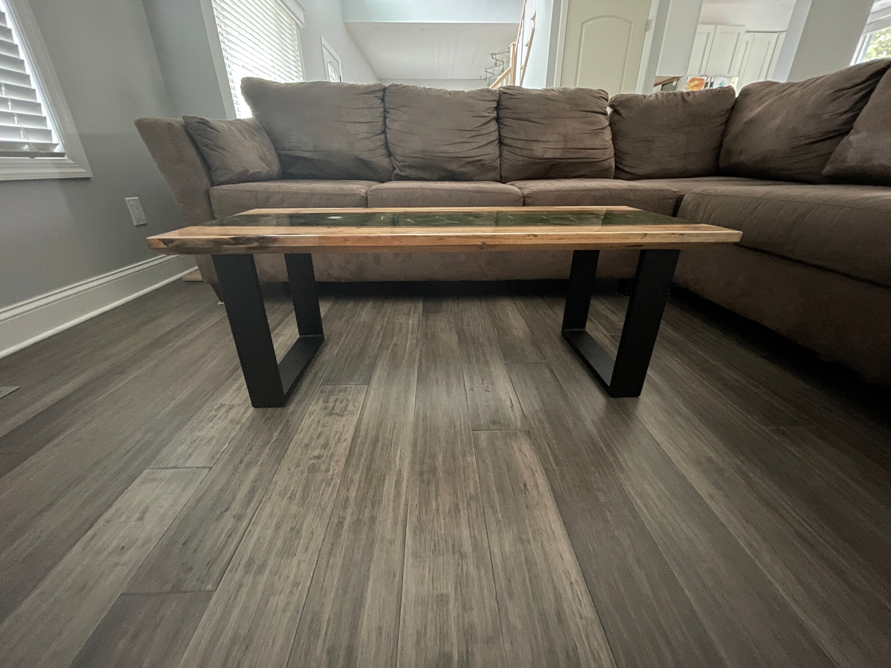 Epoxy Golf Themed Coffee Table Etsy