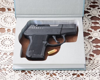 Hollow Gun Safe for Subcompact Ruger/Kel-tec Pistols - Hidden Concealed Storage