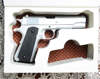 1911 Hollow Gun Safe for Colt, Springfield, Browning, Kimber 9mm or .45 Caliber handgun pistols