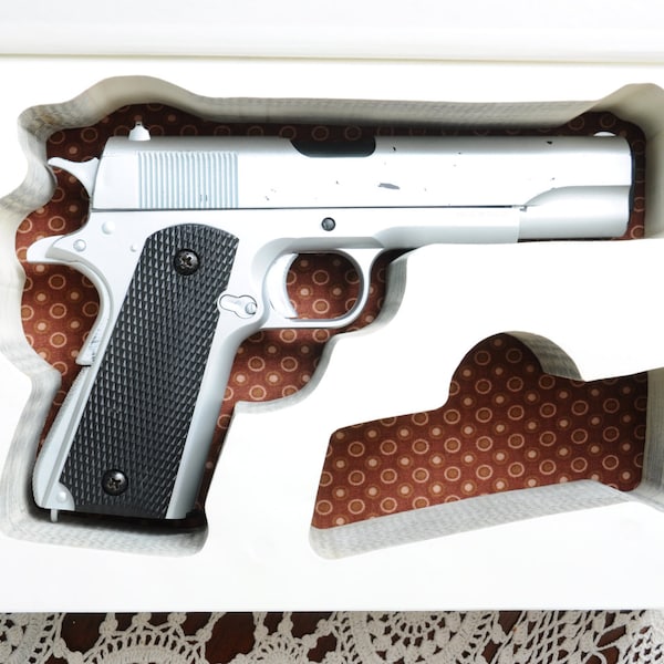 1911 Hollow Gun Safe for Colt, Springfield, Browning, Kimber 9mm or .45 Caliber handgun pistols