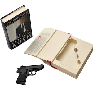 Concealed Gun Storage Book Safe Custom-made for any Compact/Subcompact Pistol Hidden Handgun Holster Case Box image 1