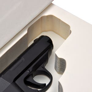 Concealed Gun Storage Book Safe Custom-made for any Compact/Subcompact Pistol Hidden Handgun Holster Case Box image 8