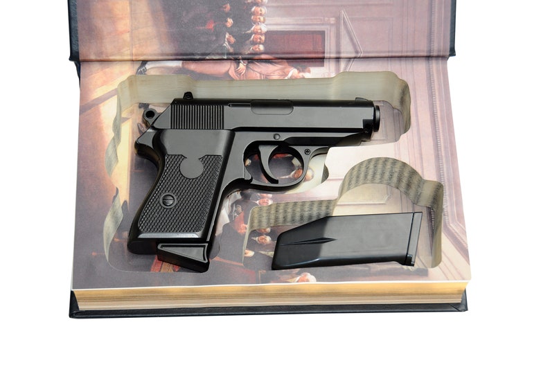 Gun Book Safe for Compact Handguns Constitution of the Etsy