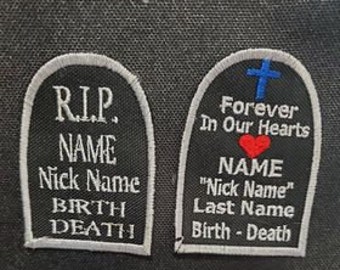 Memorial r.i.p. patch