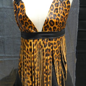 leather halter top club party top
