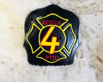 Leather Fireman Shield