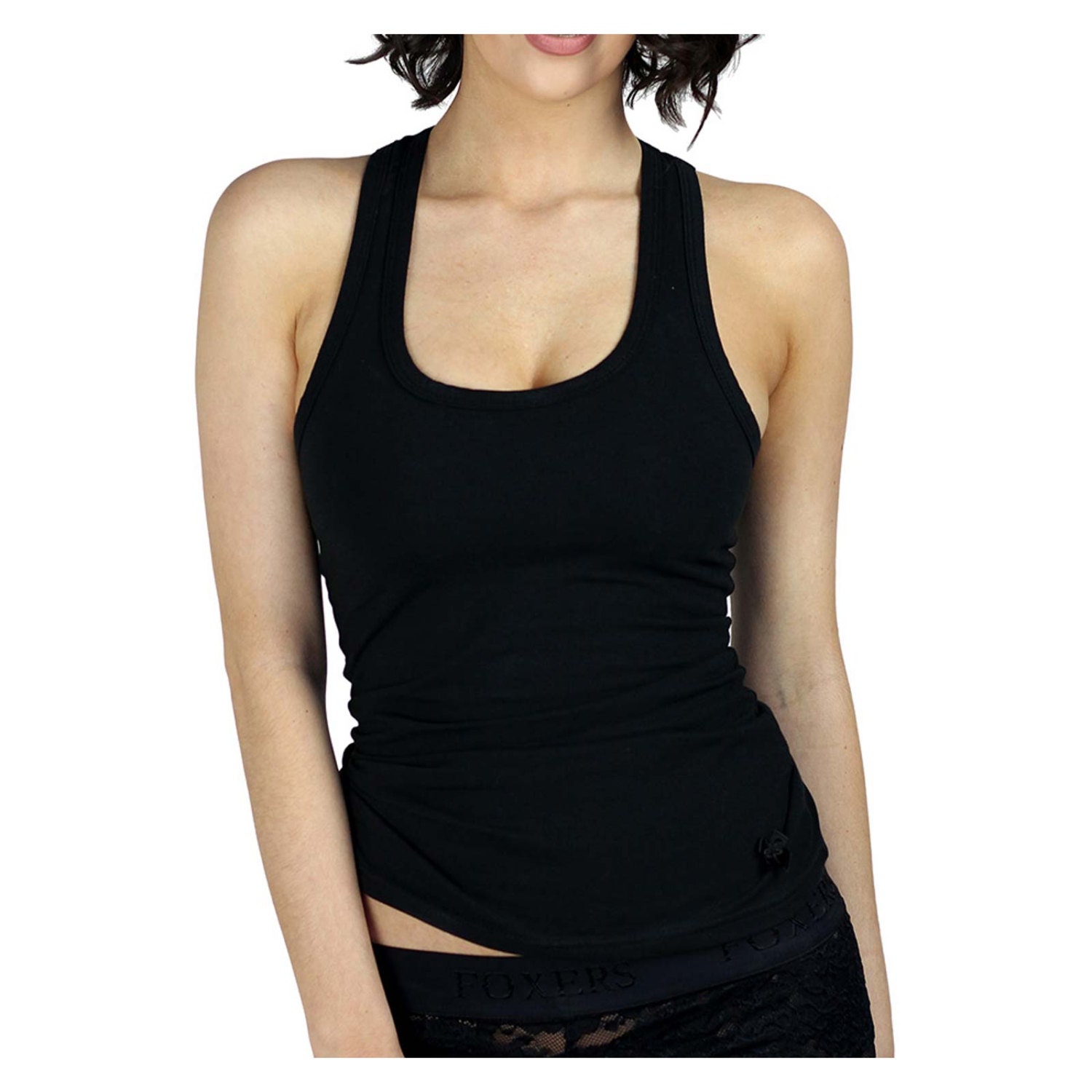  RBX Women's Tank Top with Built in Shelf Bra Low Support Bra  Top Cami Strappy Black S : Clothing, Shoes & Jewelry