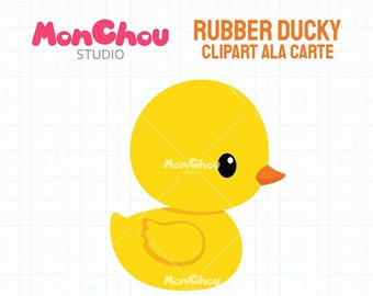 Rubber Ducky Clipart - Solo PNG Image (Digital Download)