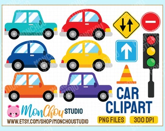 Car Clipart Set - Commercial and Personal Use Cliparts