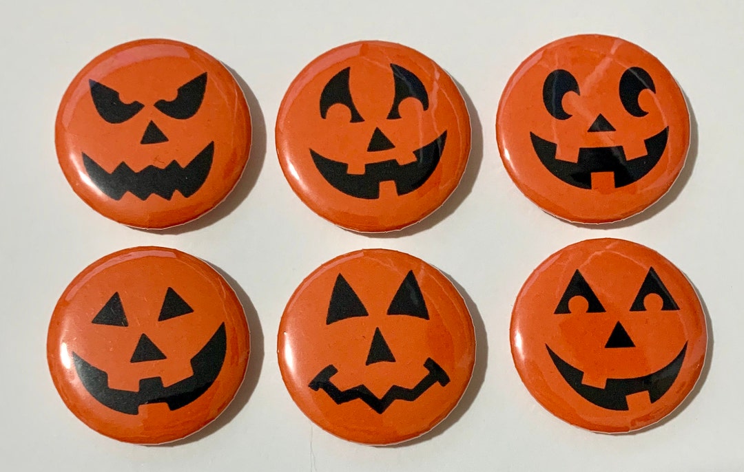 Pumpkins, Jack O'lantern, Halloween Pumpkin Magnets/pinbacks - Etsy