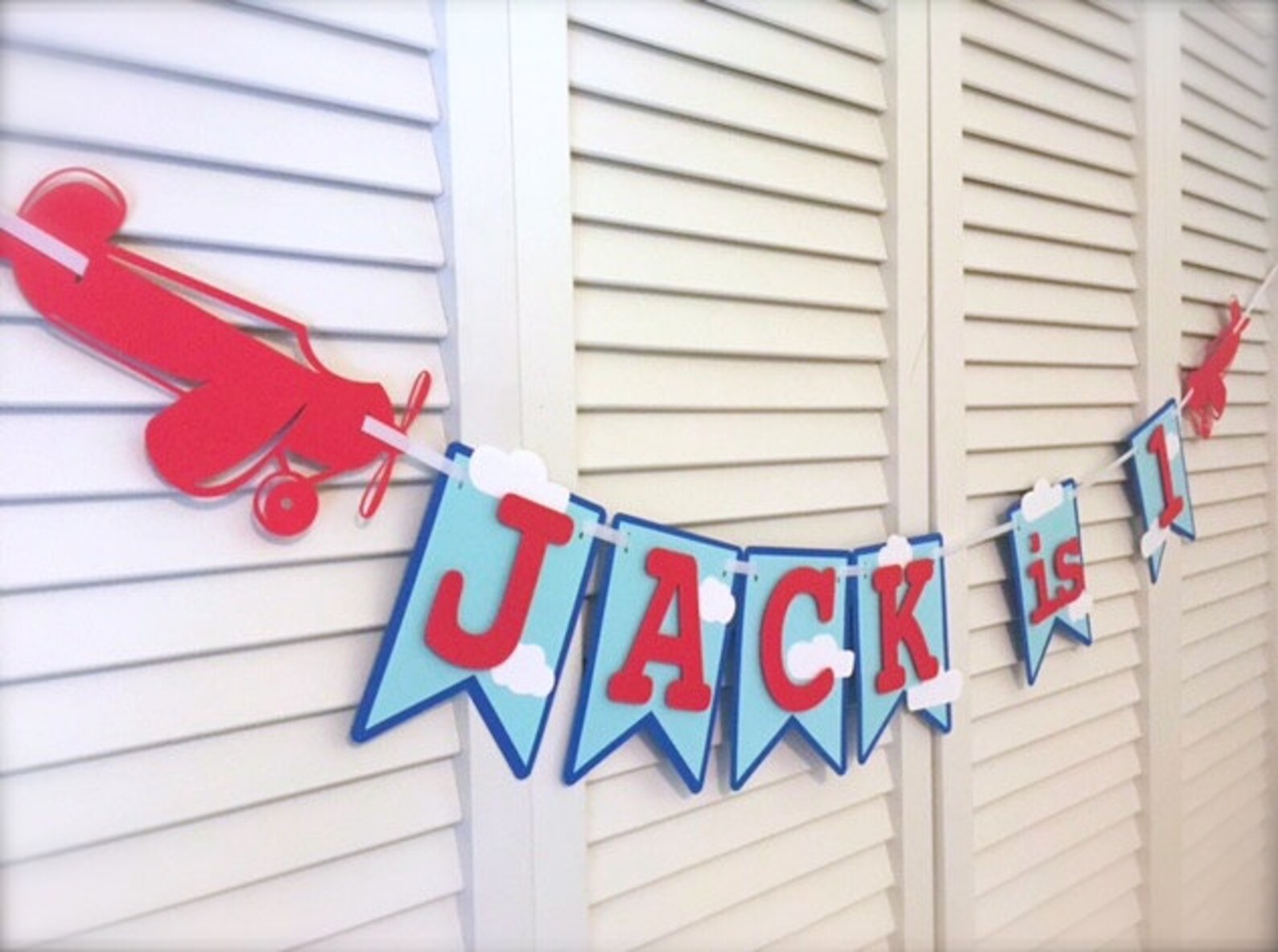 Airplane Banner Etsy